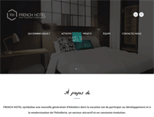 Tablet Screenshot of french-hotel.com